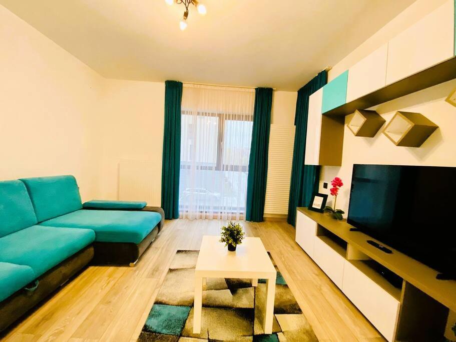Blue Plaza Studio Appartement Boekarest Buitenkant foto