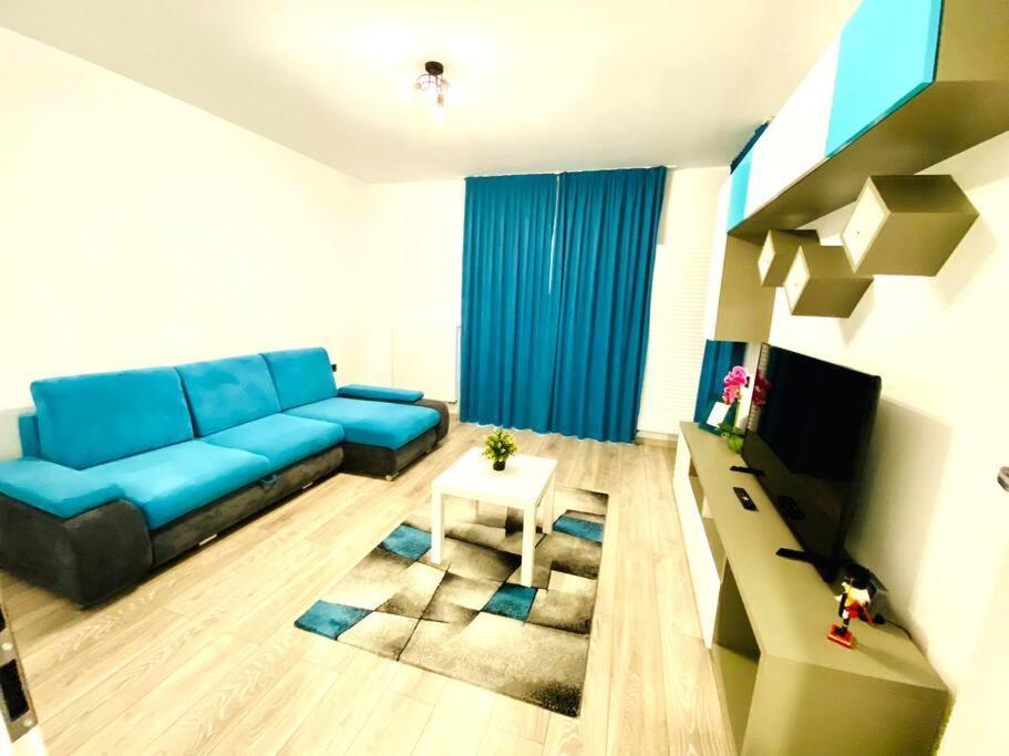 Blue Plaza Studio Appartement Boekarest Buitenkant foto